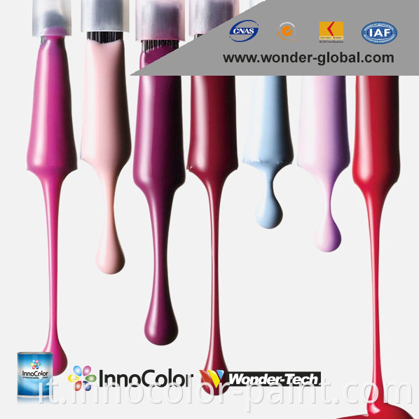 Innocolor Brand Polyester Putty per la vernice automobilistica di rifinitura automobilistica con strumenti di vernice per auto